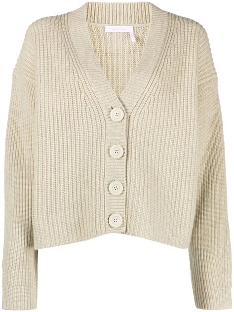 farfetch chloe cardigan